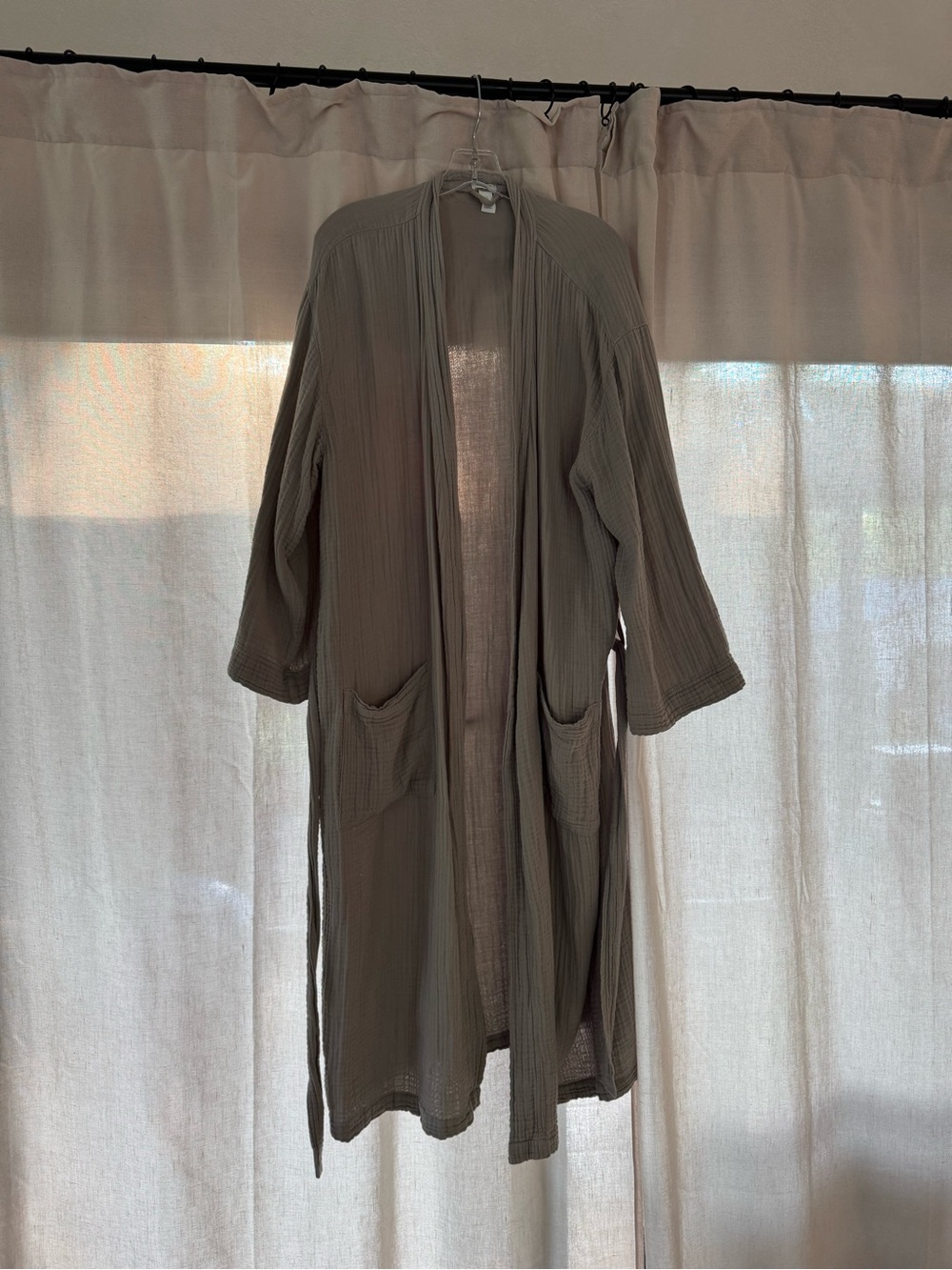 H&M home Muslim cotton bathrobe